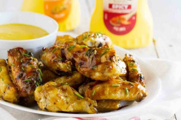 Maple Mustard Grilled Chicken Wings Taste And Tell