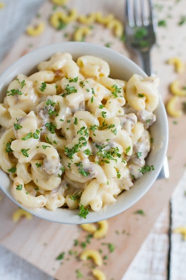 Stovetop Sausage Mac and Cheese - Taste and Tell