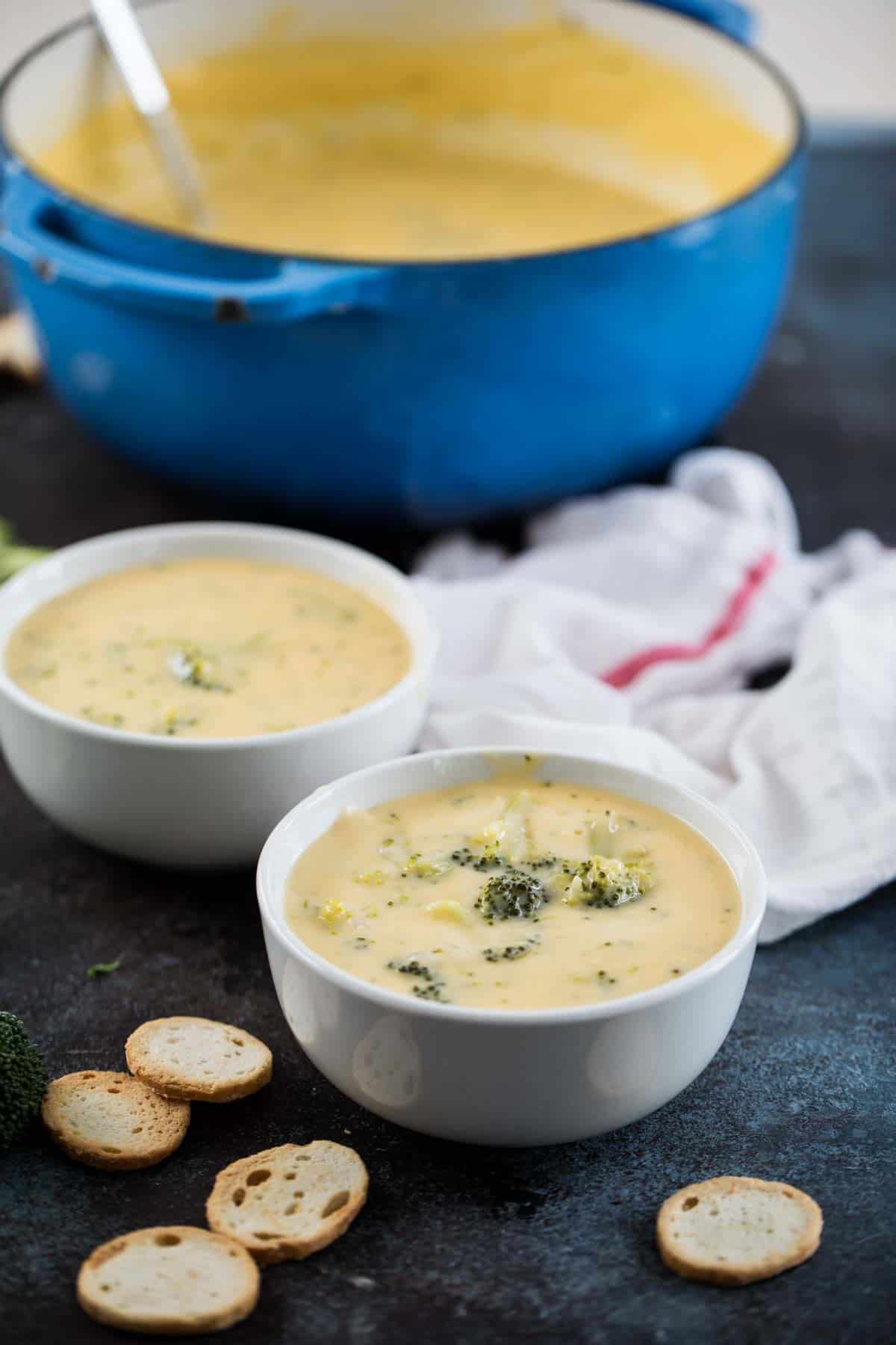 Easy Broccoli Cheese Soup Recipe - Taste and Tell