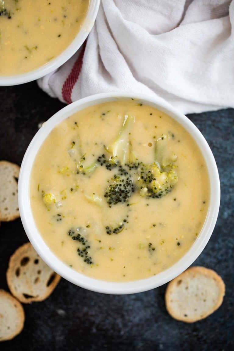 Easy Broccoli Cheese Soup Recipe - Taste and Tell