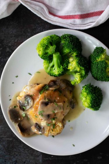 Baked Chicken Supreme with Mushroom Gravy - Taste and Tell