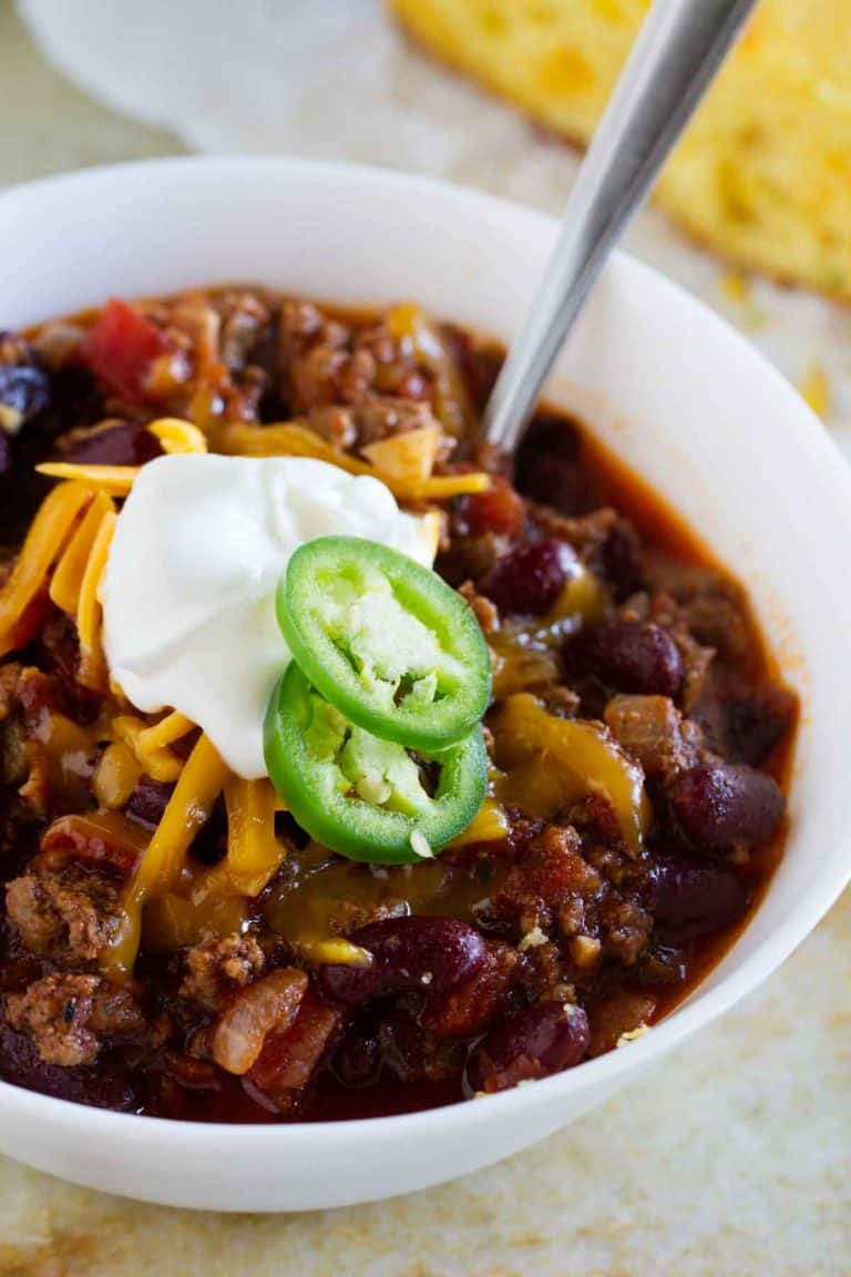 Warm You Up Beef and Bean Chili - Taste and Tell