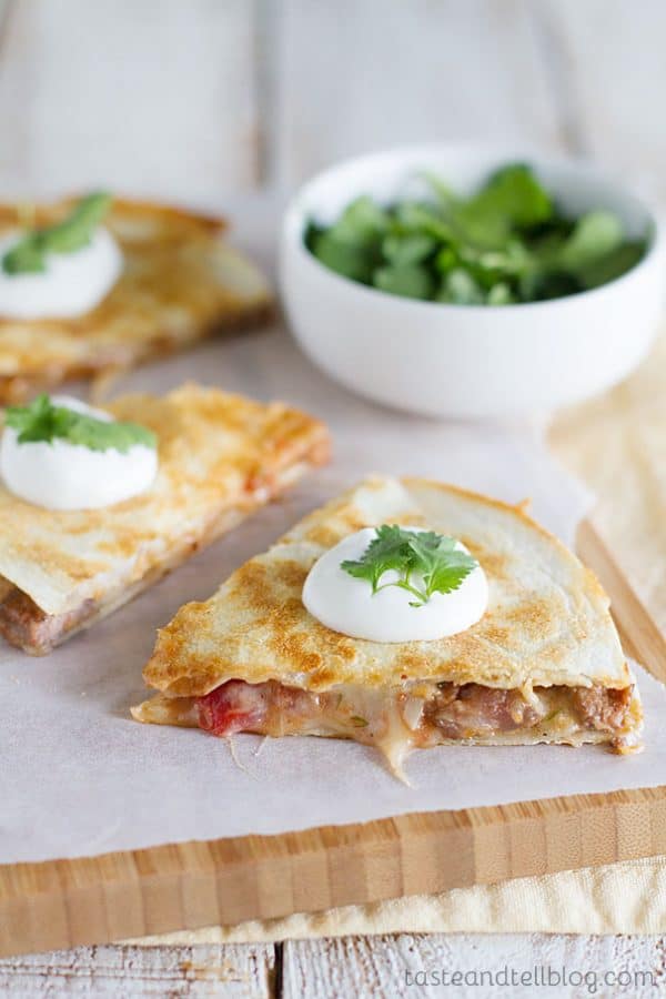 Chipotle Beef Quesadilla Recipe - Taste and Tell