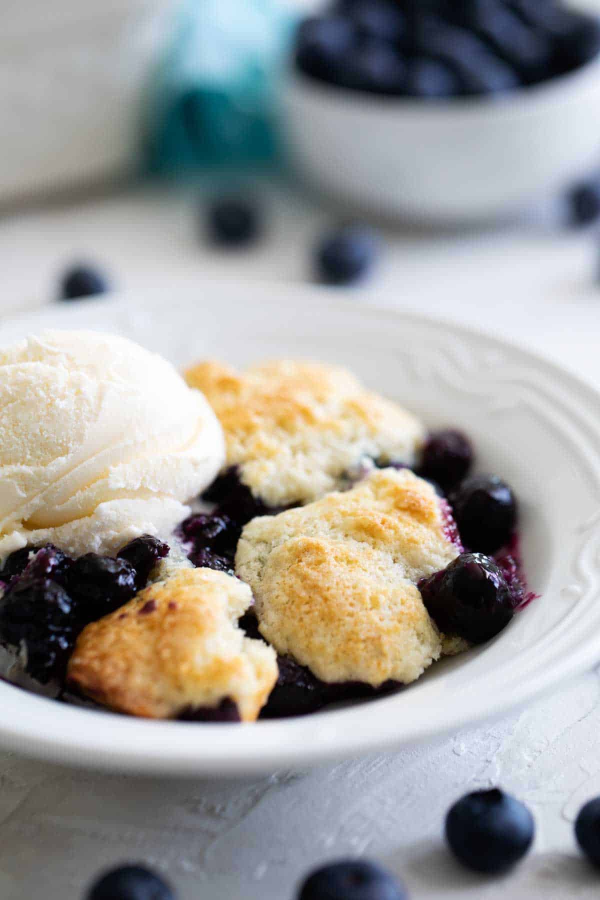 Fresh Blueberry Cobbler