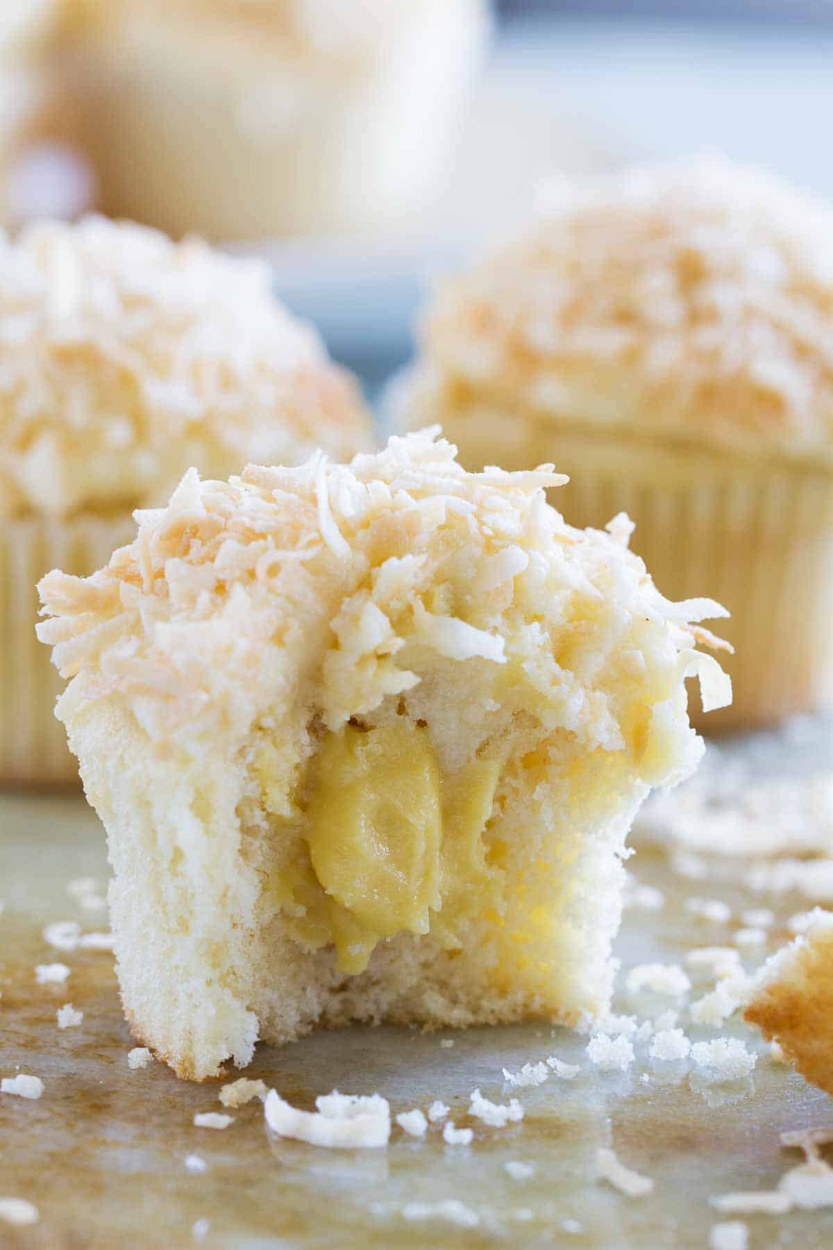 Coconut Snowball Cupcakes - Taste and Tell