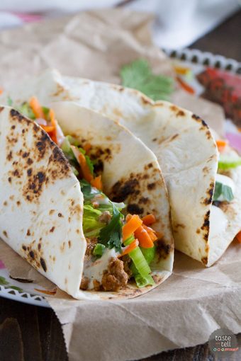 Buffalo Beef Taco Recipe - Taste and Tell