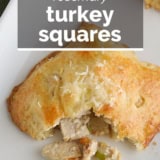 Rosemary Turkey Squares with text overlay.