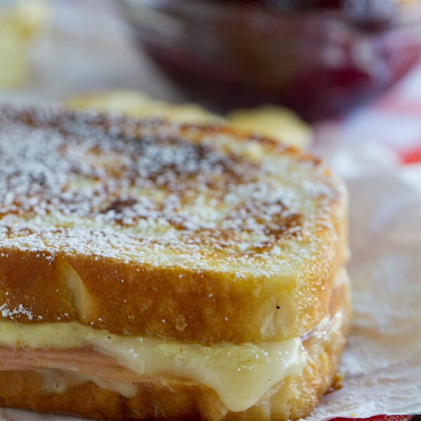 Monte Cristo-Style Croque Monsieur Recipe - Taste and Tell