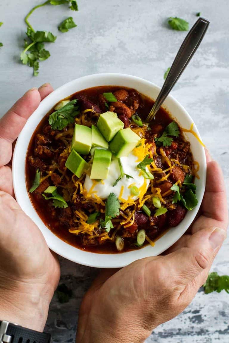 Easy Crock Pot Chili Recipe - Slow Cooker Chili - Taste and Tell
