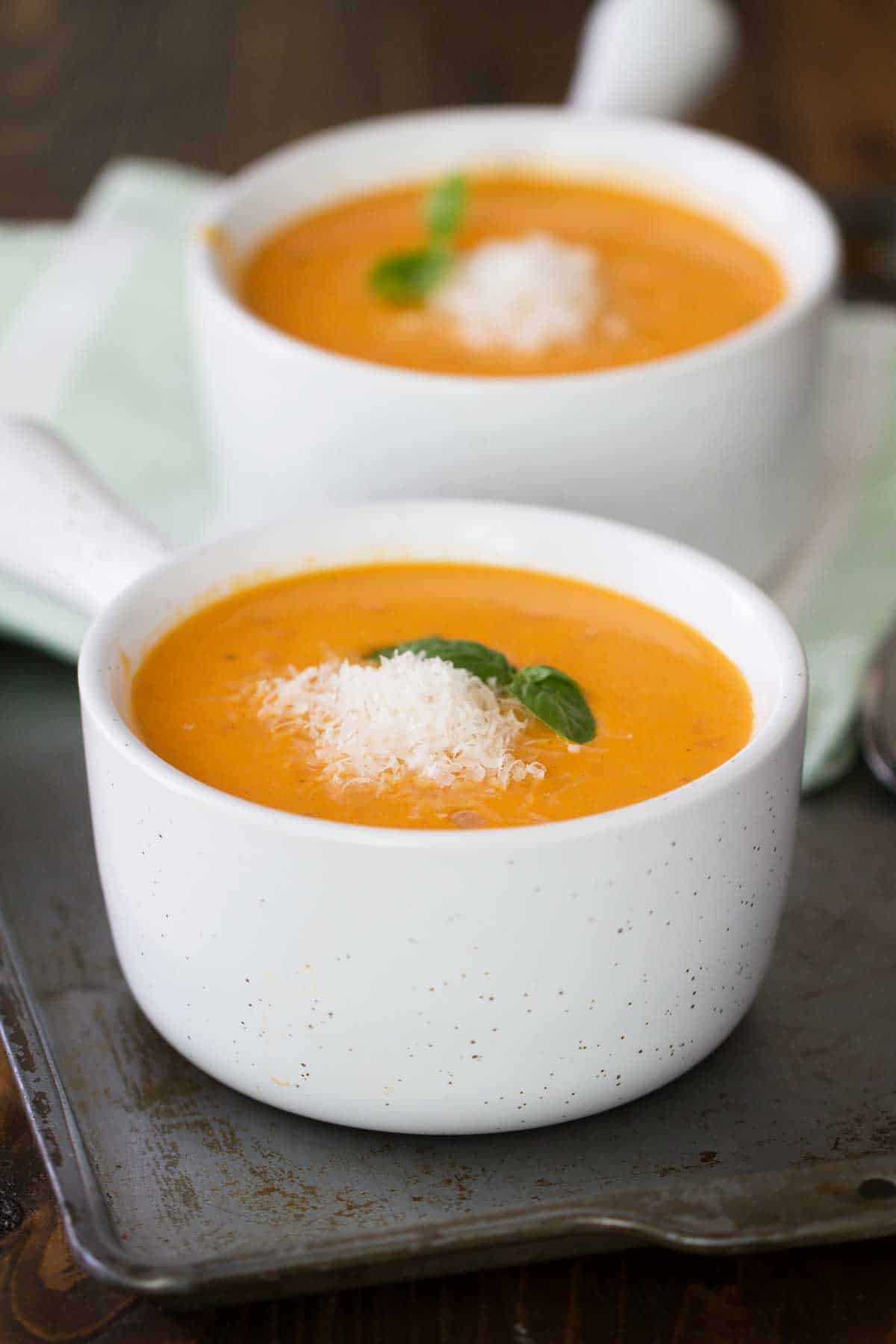 Tomato Basil Soup In The Slow Cooker Taste And Tell