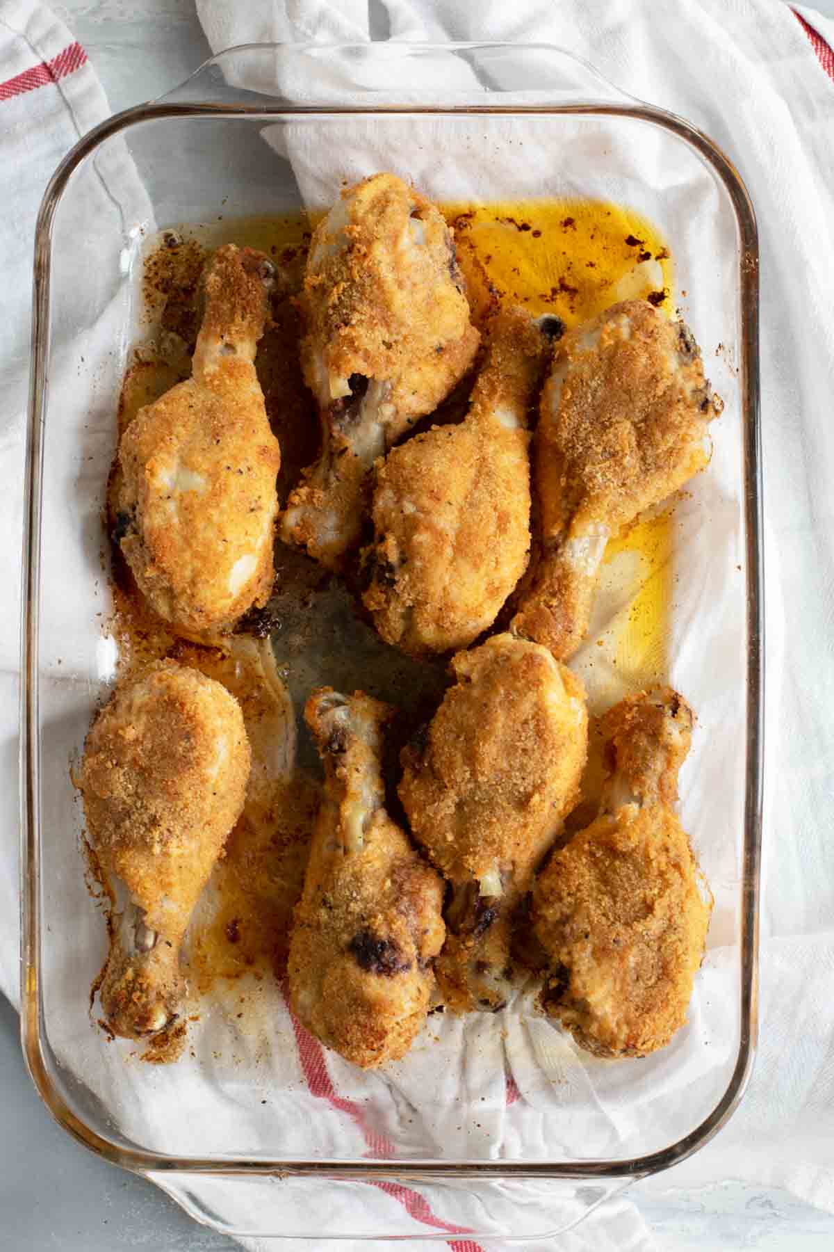 Breaded Baked Chicken Legs Recipe