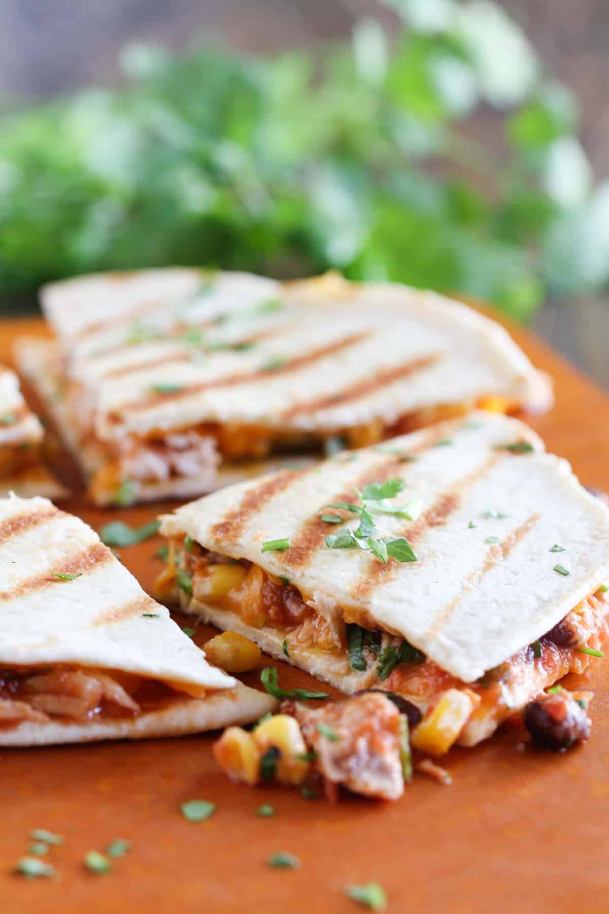 Grilled Chicken Quesadillas - Taste and Tell