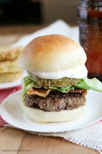 Tex-Mex Bacon Cheeseburgers - Taste And Tell