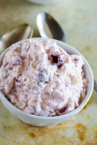 Cranberry Salad Recipe - Cranberry Fluff - Taste and Tell