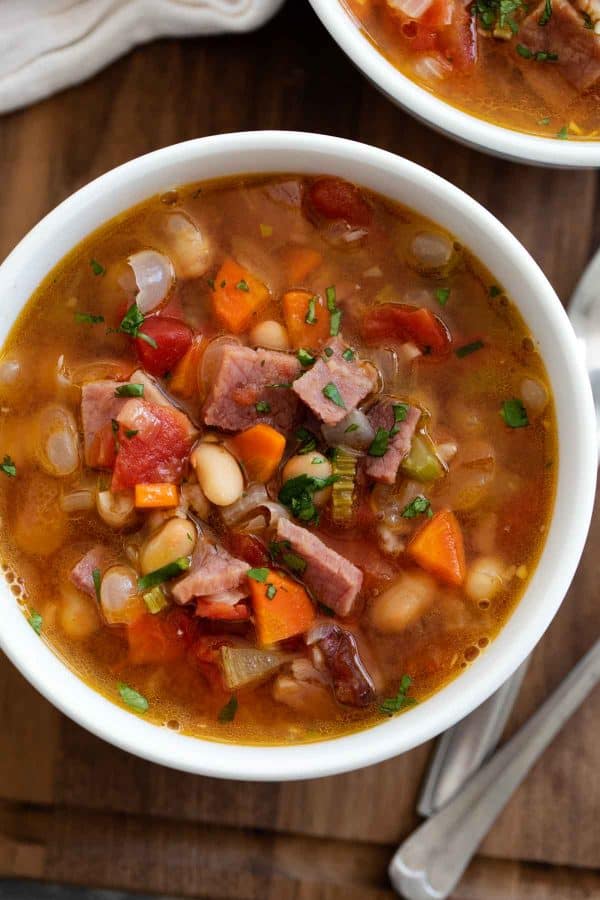 Easy Homemade Ham And Bean Soup Recipe Taste And Tell