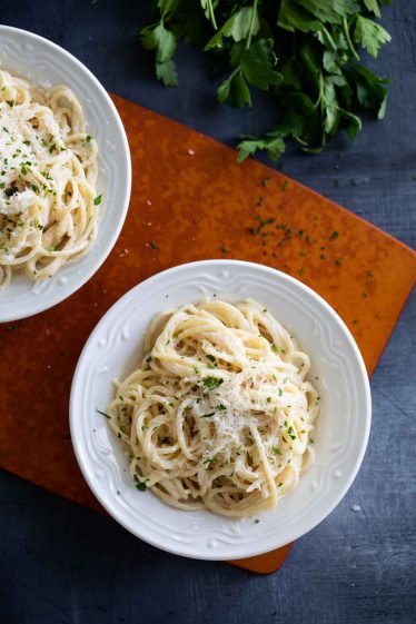 Parmesan Pasta - Only 5 Ingredients! - Taste and Tell