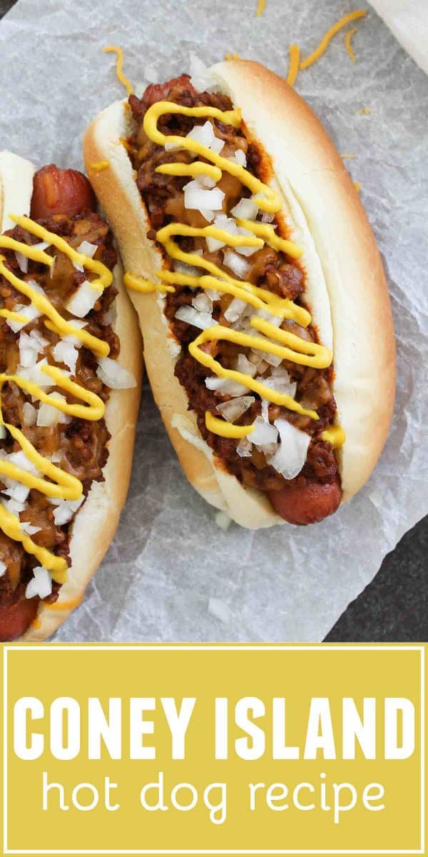 Coney Island Hot Dog Recipe - Taste and Tell