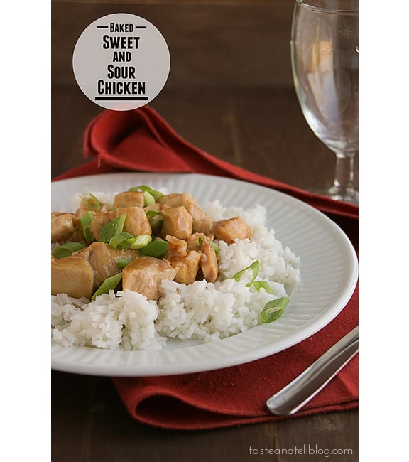 baked sweet and sour chicken