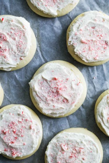 Peppermint Holiday Soft Sugar Cookie Recipe - Taste and Tell