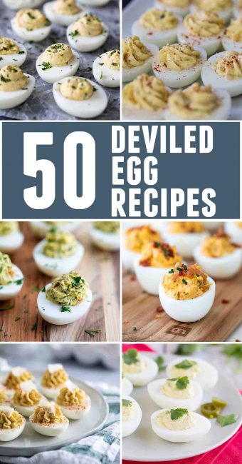 50 Deviled Egg Recipes for Holidays or Pot Lucks - Taste and Tell