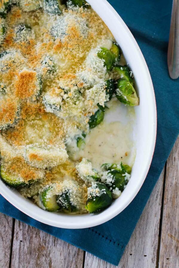 Brussels Sprouts Gratin - Brussels Sprouts Recipe - Taste And Tell