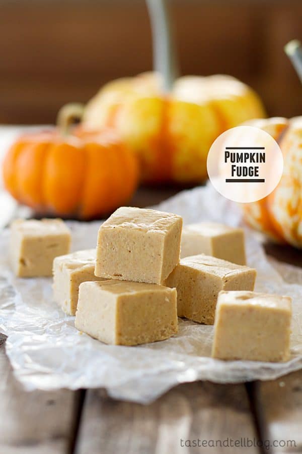 Pumpkin Fudge - Taste and Tell