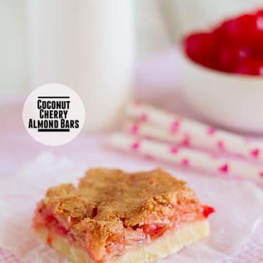 Coconut Cherry Almond Bars - Taste And Tell