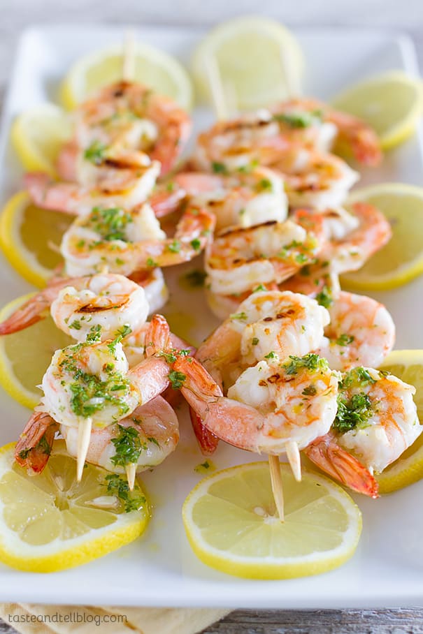 Lemon Shrimp Kabobs Taste And Tell