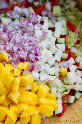 Mango Chicken Salad - Taste and Tell