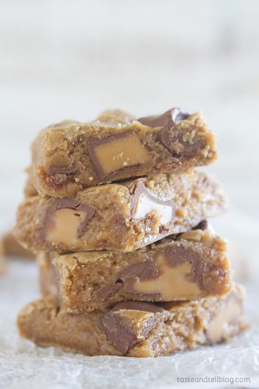 Caramel Spice Cake Blondies | Dessert Mash-Ups Review - Taste and Tell