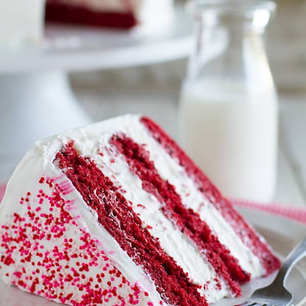 Red Velvet Ice Cream Cake Recipe - Taste and Tell