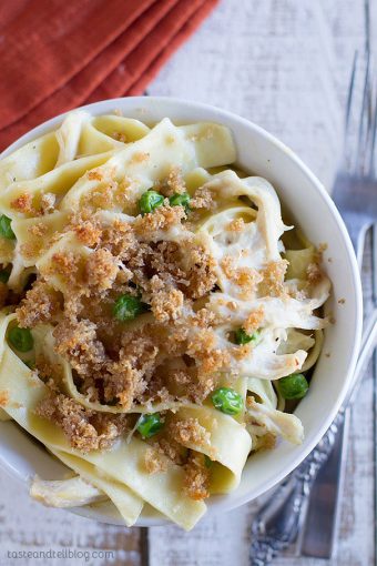 Garlic Parmesan Chicken Pasta