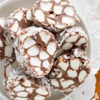 shaggy dog candy in a bowl