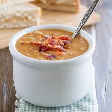 Homemade Bean And Bacon Soup - Taste And Tell