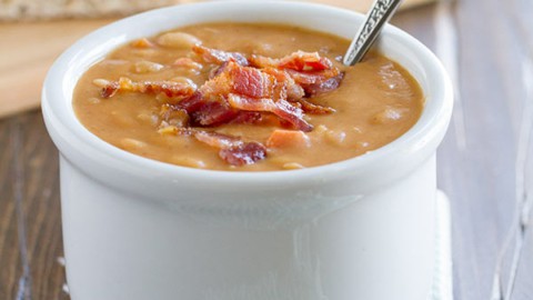 Homemade Bean and Bacon Soup - Taste and Tell