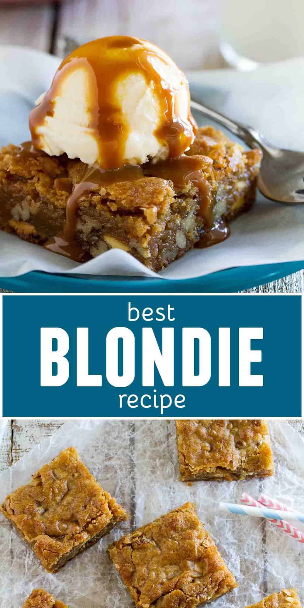 The Best Blondie Recipe - Taste And Tell