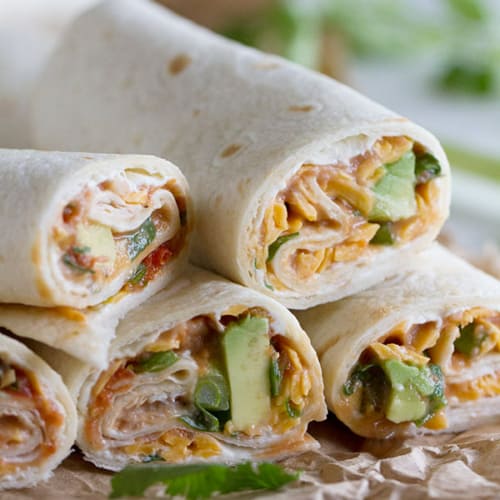 Vegetarian Wraps with Beans and Cheese - Taste and Tell