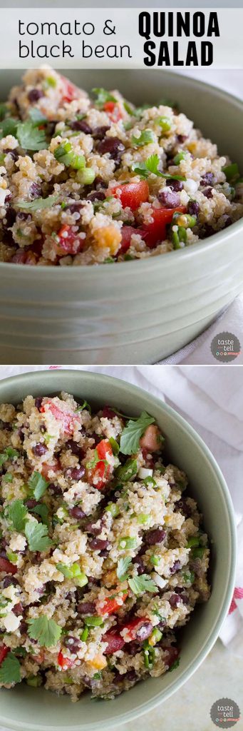 Tomato and Black Bean Quinoa Salad - Taste and Tell