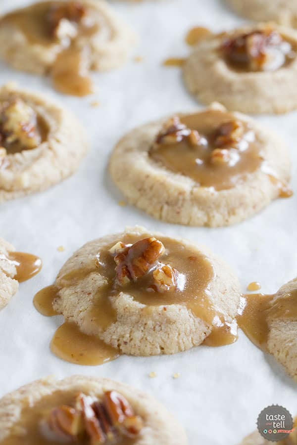 Pecan Praline Thumbprints | Cookie Love Review - Taste and Tell