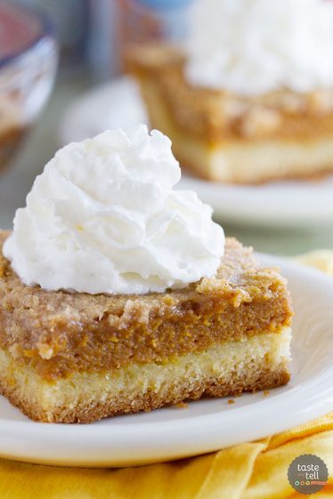 Pumpkin Pie Cake - Taste and Tell