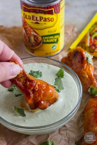 Enchilada Chicken Wing Recipe - Taste and Tell