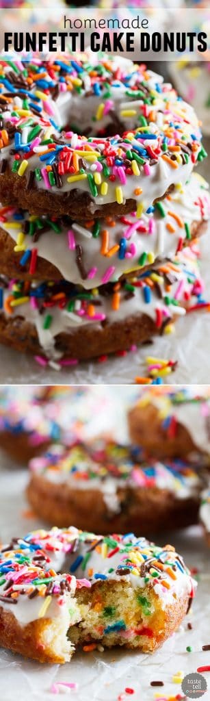 Homemade Funfetti Cake Donut Recipe Taste And Tell 5386