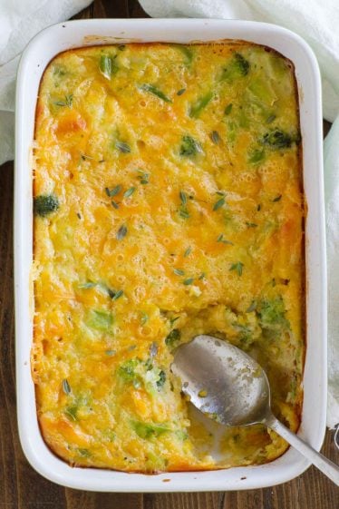 Scalloped Corn and Broccoli - Broccoli Casserole Recipe - Taste and Tell