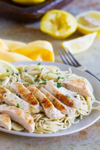 Lemon Chicken Pasta - Taste and Tell