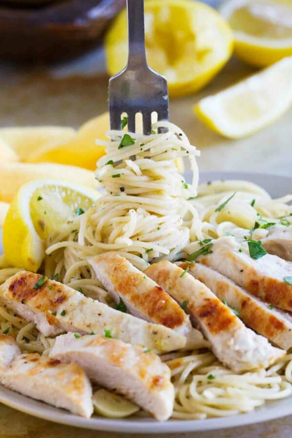 Lemon Chicken Pasta - Taste and Tell