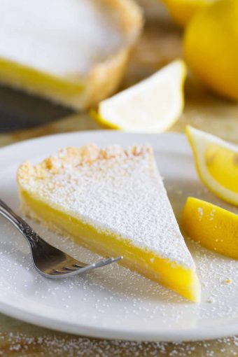 Shortbread Lemon Tart - Taste and Tell