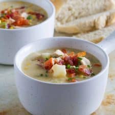 New England Chicken Corn Chowder - Taste and Tell