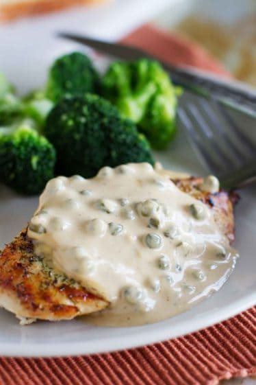 Chicken In Caper Cream Sauce - Taste And Tell