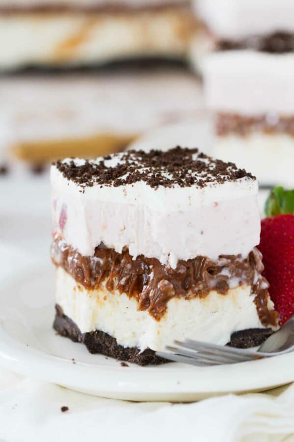 Neapolitan Ice Cream Bar Recipe - Taste and Tell