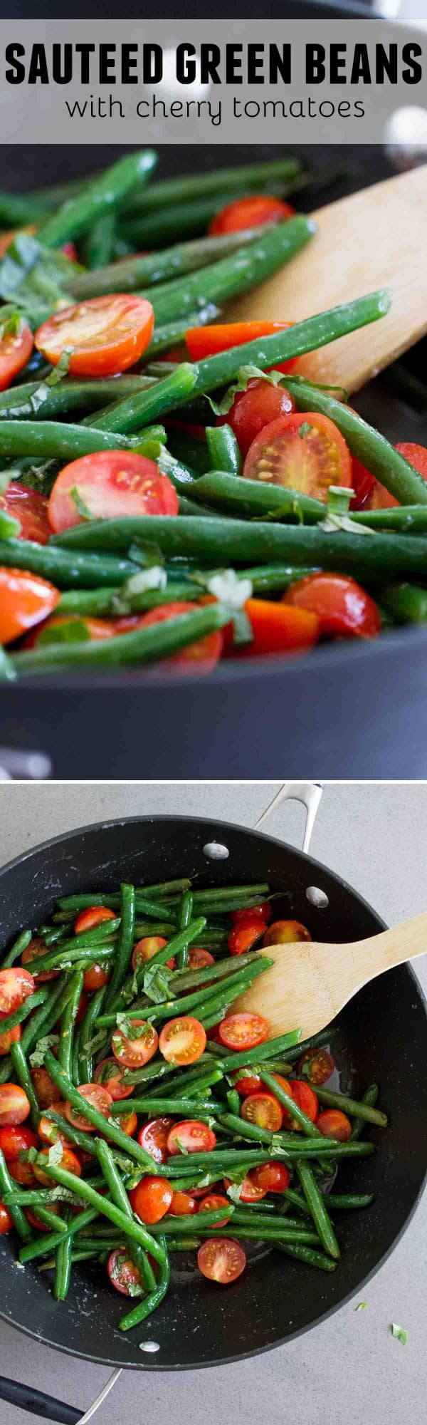 Sautéed Green Beans with Cherry Tomatoes Taste and Tell